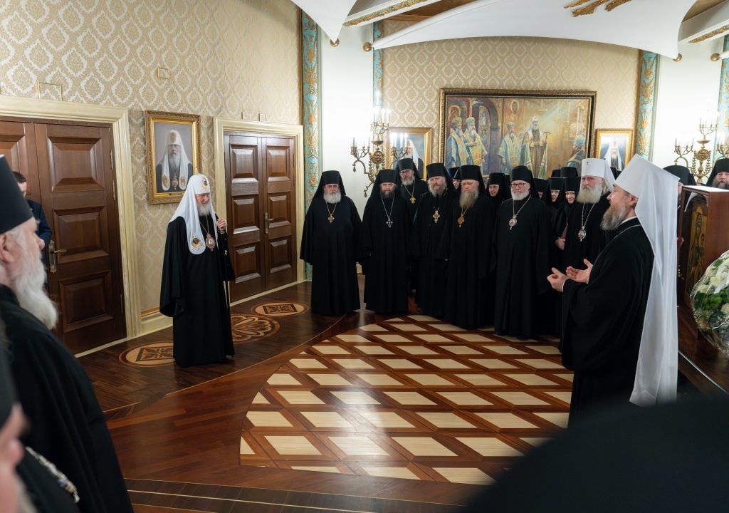 Владыка Гурий принял участие в приеме по случаю 15-й годовщины интронизации Святейшего Патриарха Кирилла