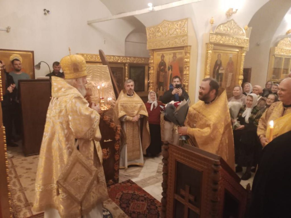 В Казанском храме отметили тезоименитство владыки Гурия
