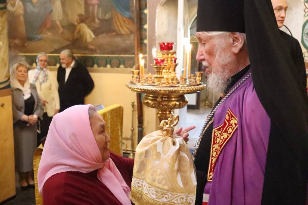 80-летие настоятеля Казанского храма в Коломенском епископа Гурия (Шалимова)